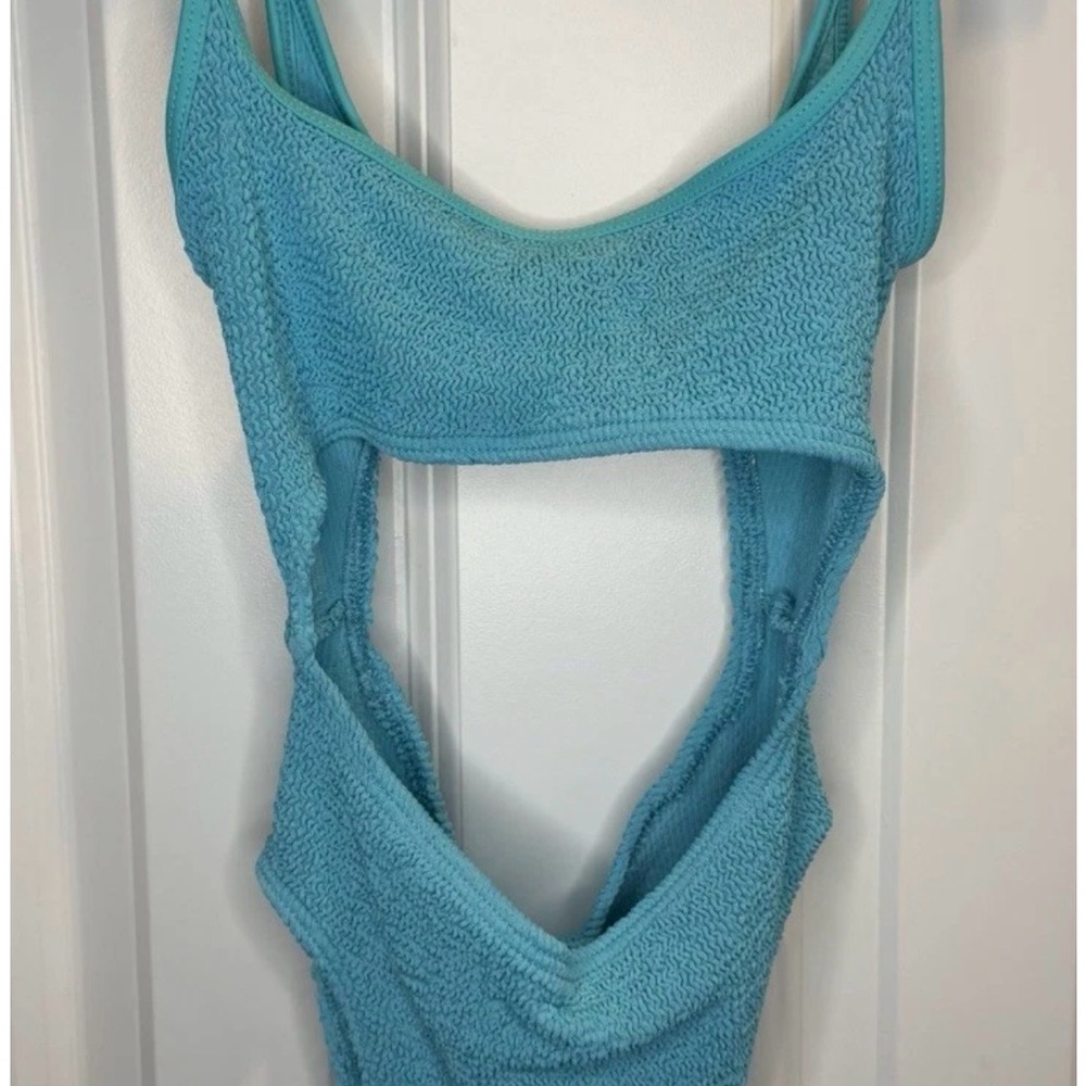 bond-eye Light Blue One Piece Swimsuit